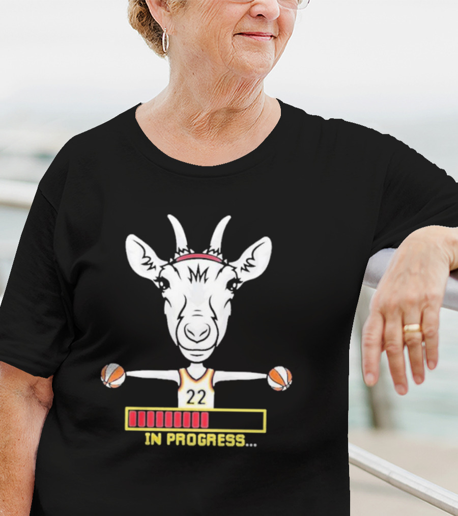 Goat In Progress 22 Basketball Fans Indiana T-Shirt