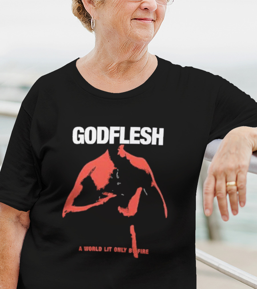 Godflesh A World Lit Only By Fire Red T-Shirt