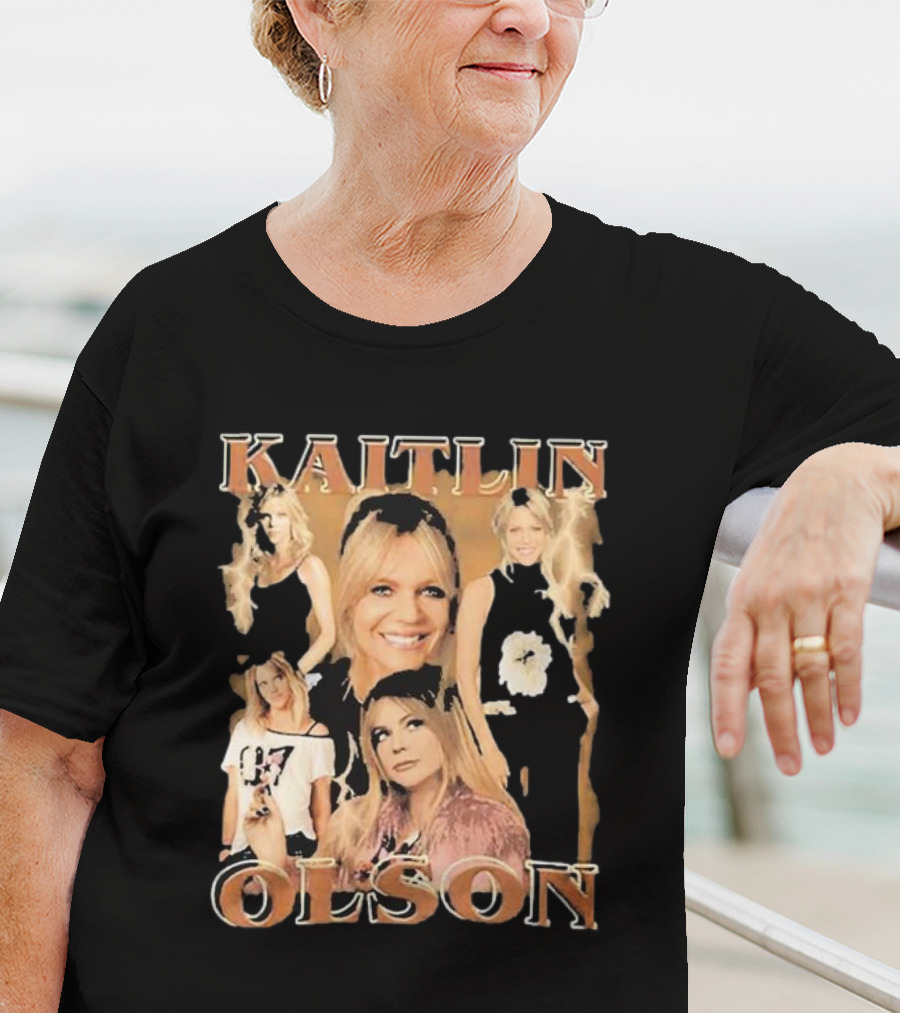 Kaitlin Olson Vintage Bootleg Collage T-Shirt