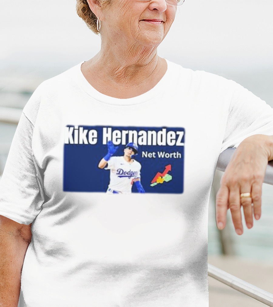Kike Hernandez Dodgers Net Worth Baseball Analysis T-Shirt