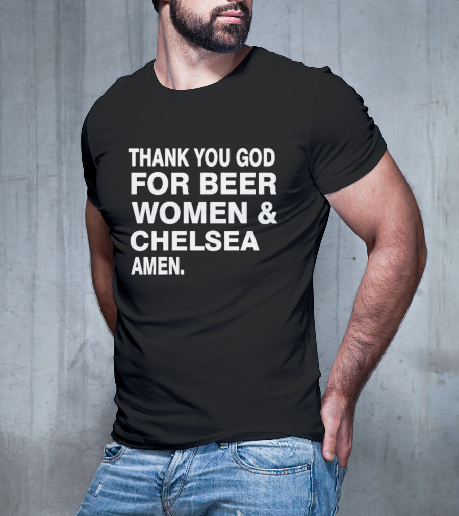 Thank You God For Beer Women Chelsea Amen T-Shirt