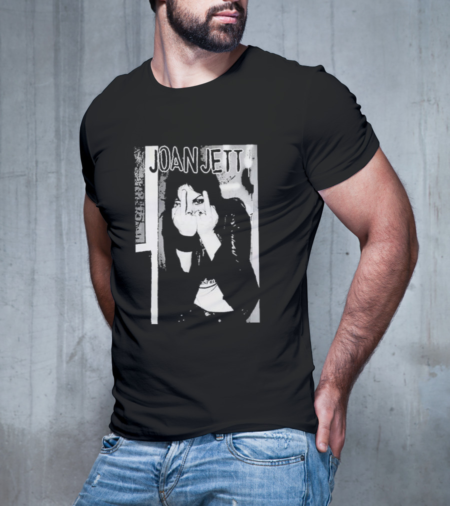 Joan Jett Rock Icon Rebel Attitude Merry Xmas T-Shirt