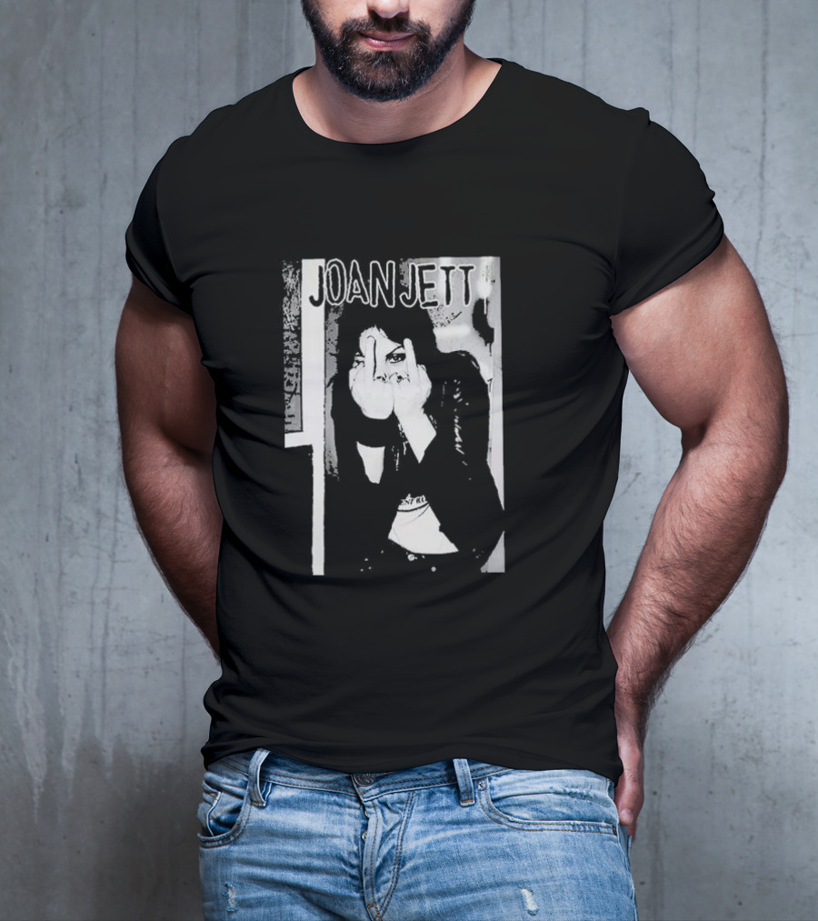 Joan Jett Rock Icon Rebel Attitude Merry Xmas T-Shirt