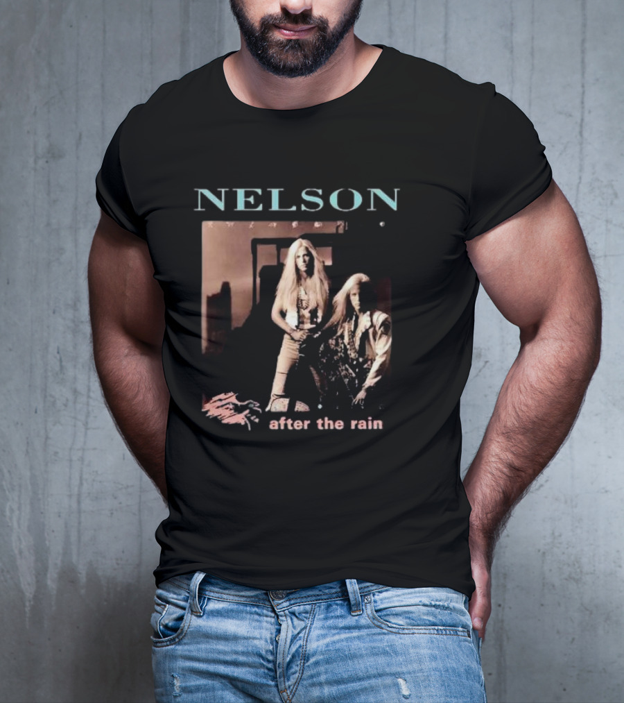 NELSON After The Rain Album Cover 90s Rock Band T-Shirt