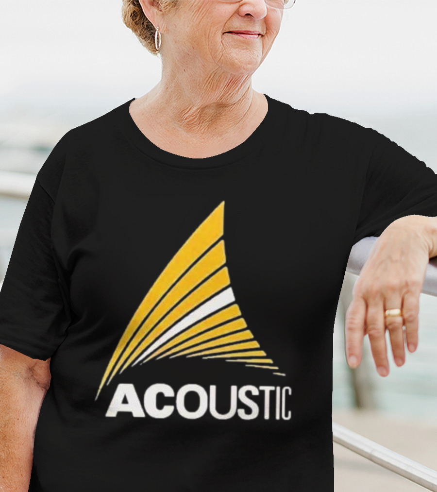 Acoustic Audio Yellow Wave T-Shirt
