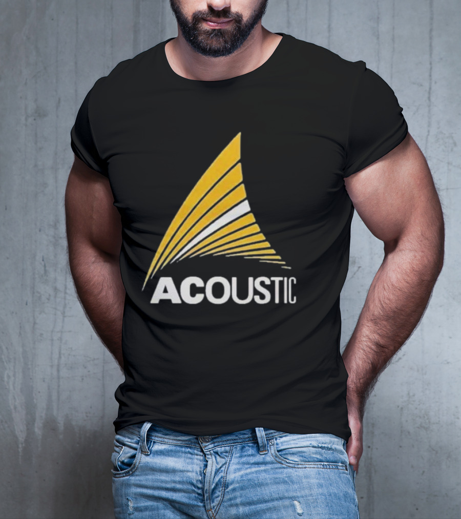 Acoustic Audio Yellow Wave T-Shirt