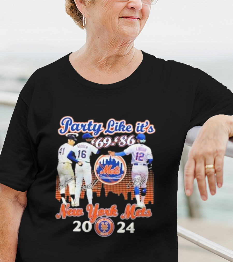 Party Like It’s ’69-’86 New York Mets T-Shirt