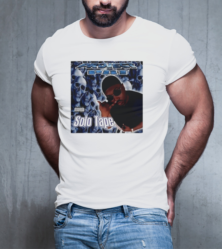 Project Pat Solo Tape Album Cover Skulls T-Shirt