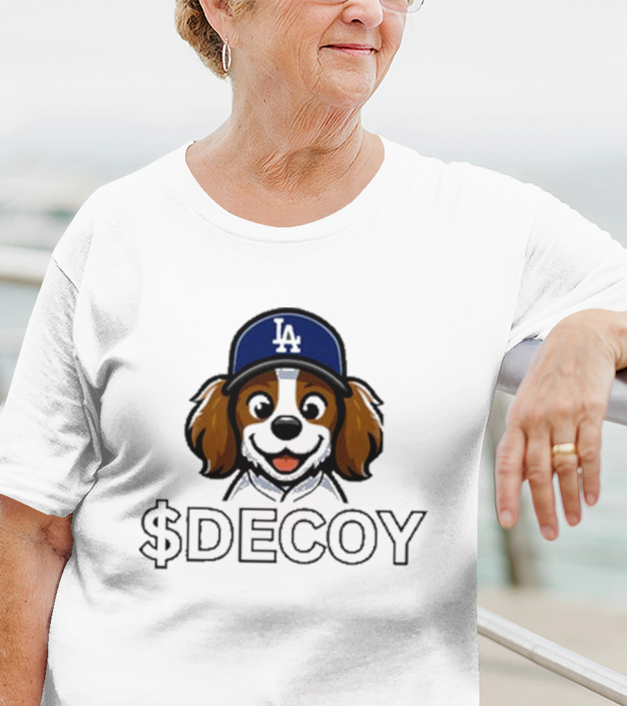Shohei Ohtani LA Cap Dog $Decoy T-Shirt