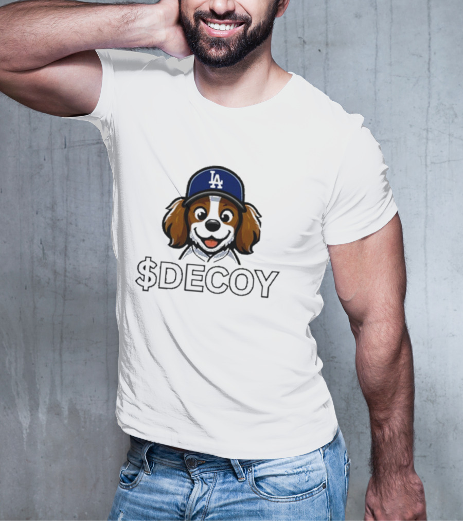 Shohei Ohtani LA Cap Dog $Decoy T-Shirt