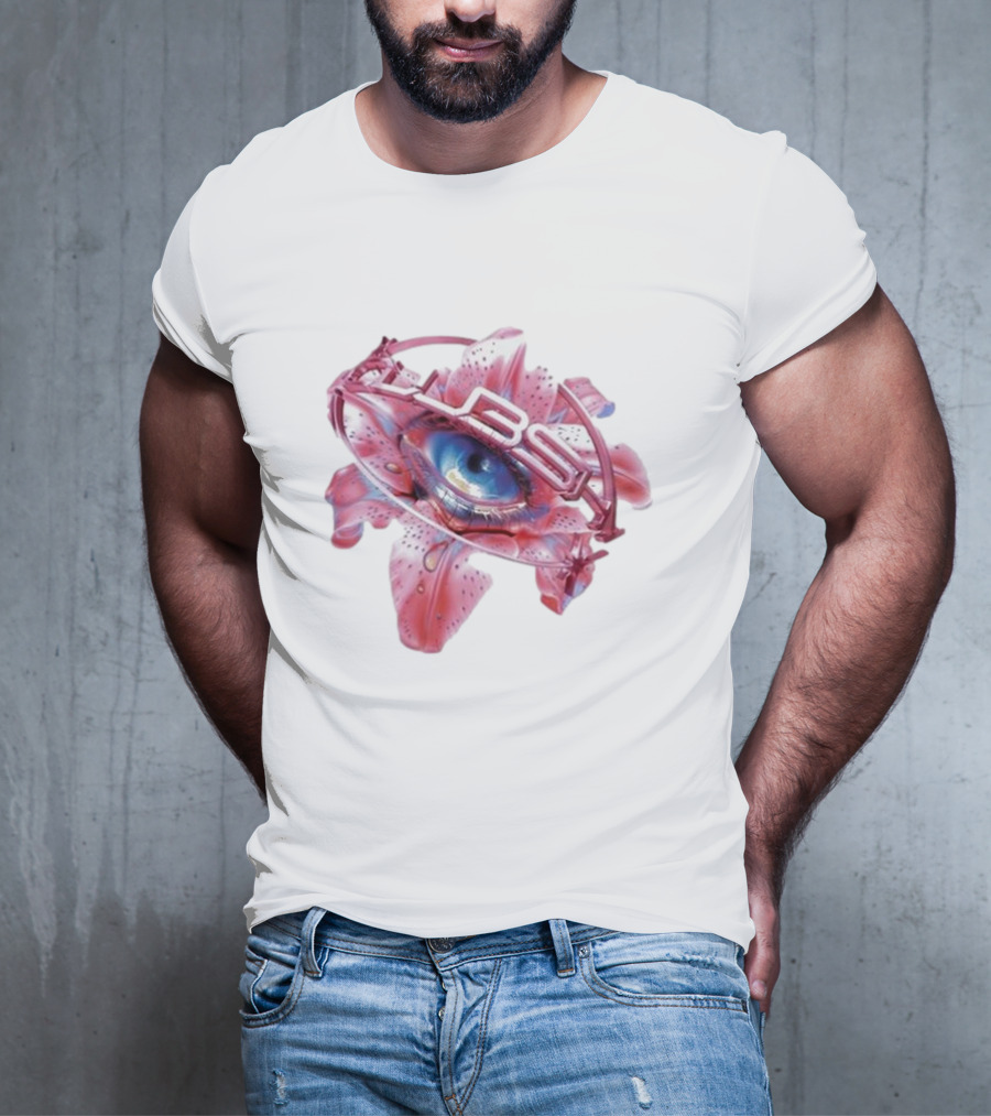 Shygirl Club Shy Inna Eye Vision Flower 3D Elements T-Shirt