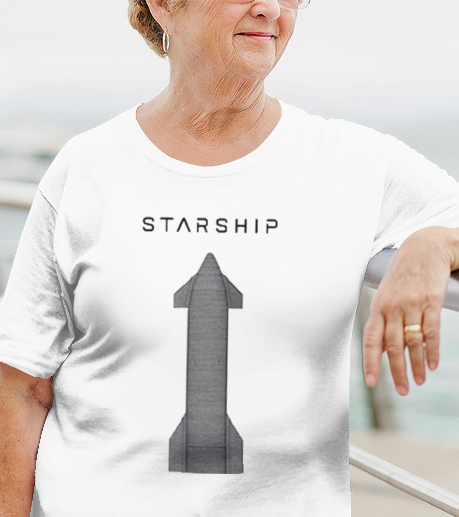 Starship Rocket Heat Shield T-Shirt