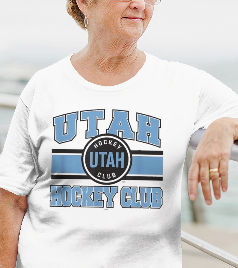 Utah Hockey Club Blue Stripe Licensed T-Shirt