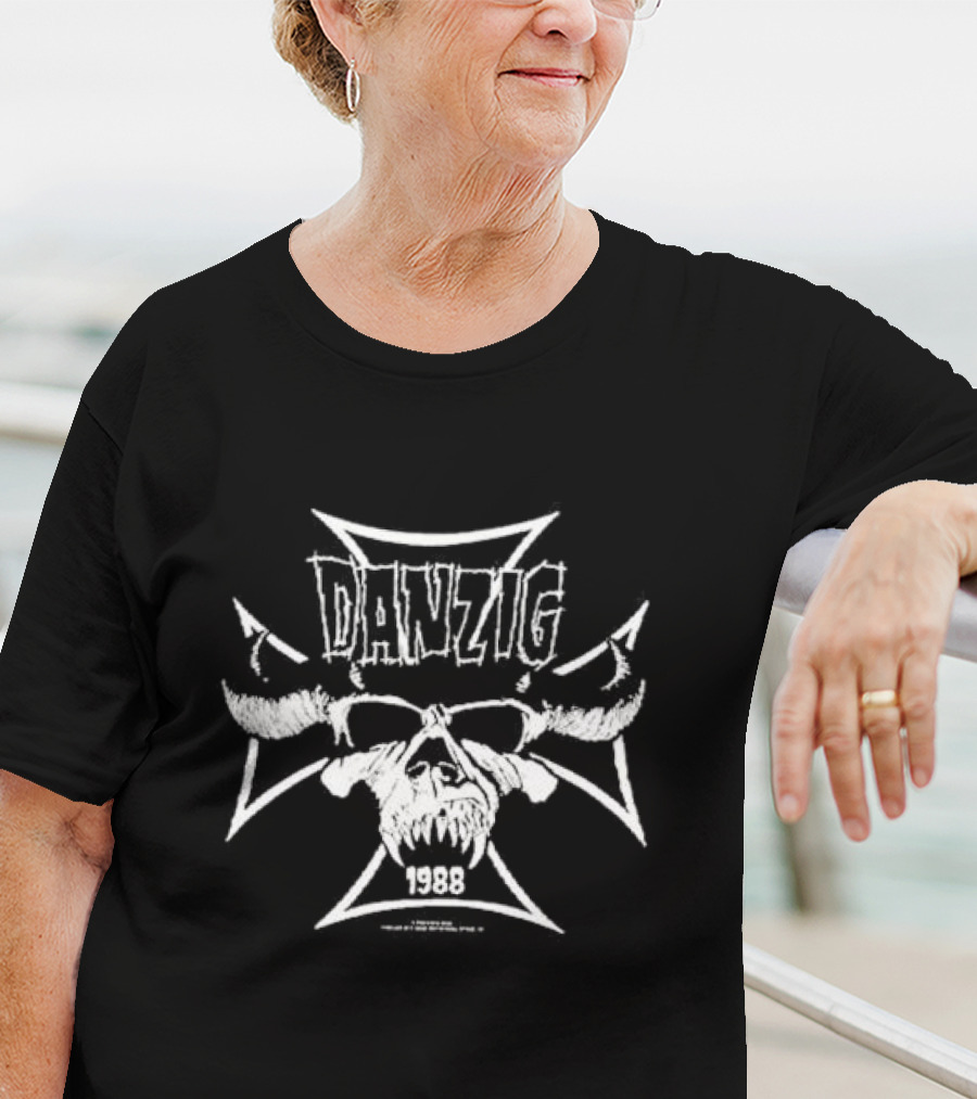 Danzig 1988 Cross Skull Extra Soft T-Shirt