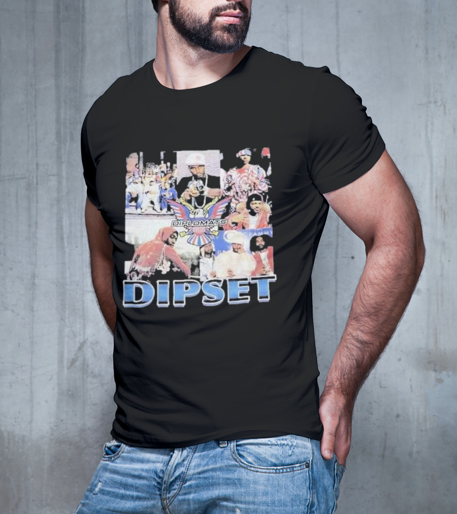 Dipset Diplomats Classic Hip Hop Collage With Eagle T-Shirt