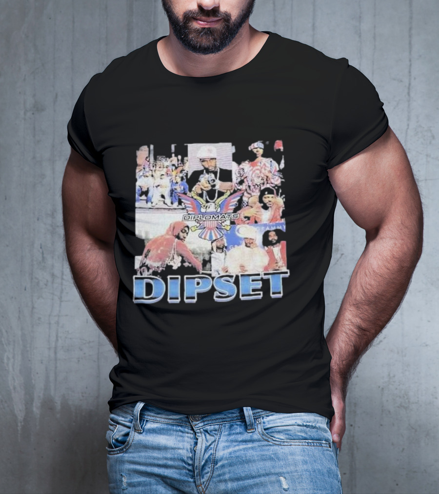 Dipset Diplomats Classic Hip Hop Collage With Eagle T-Shirt