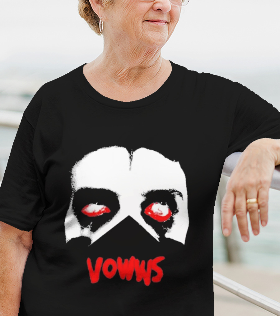 Vowws Hollow Face Red Eyes T-Shirt
