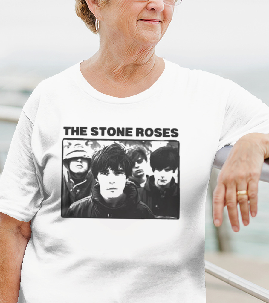 THE STONE ROSES Band Photo Members Iconic T-Shirt