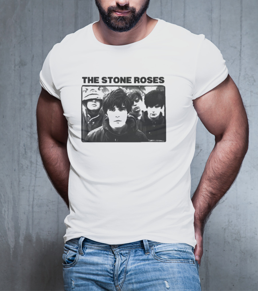 THE STONE ROSES Band Photo Members Iconic T-Shirt