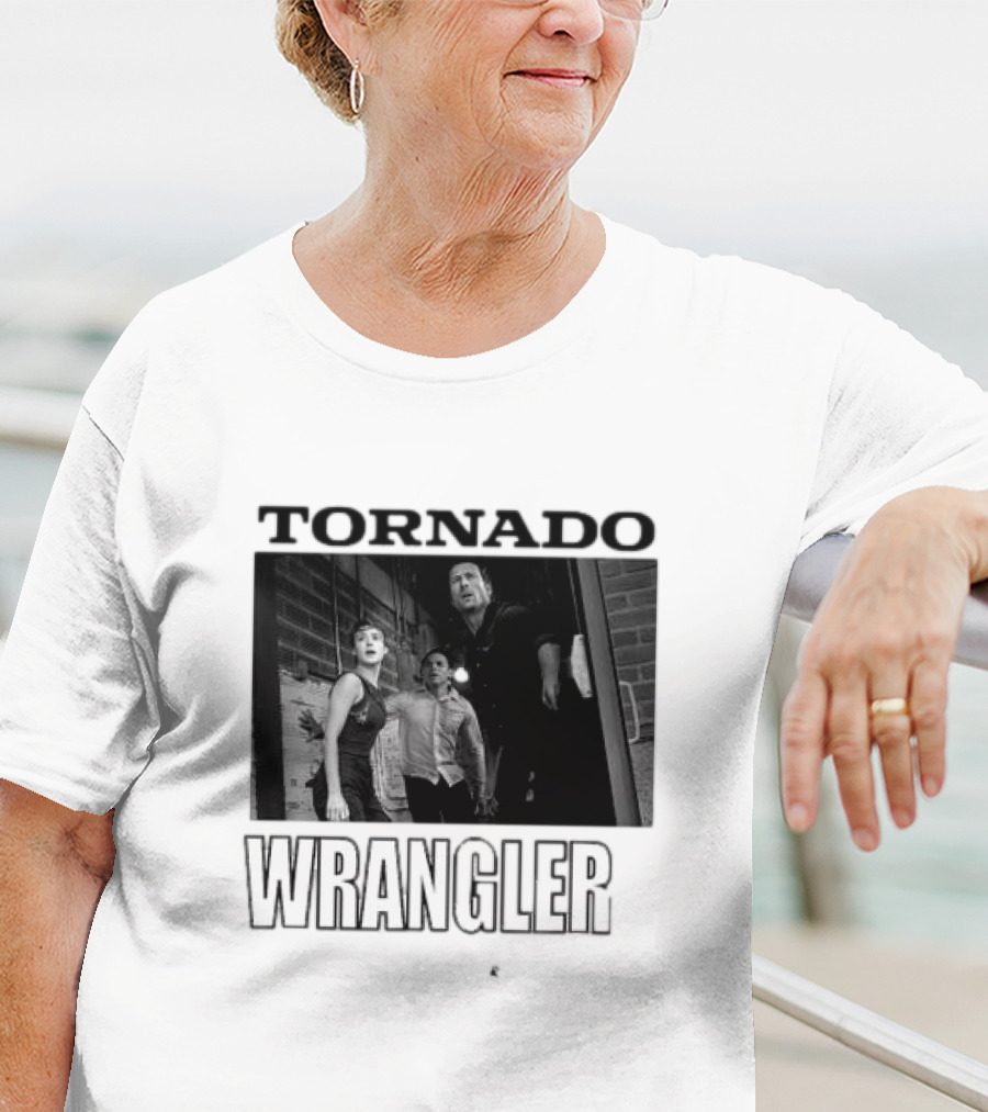 Tornado Wrangler Twisters Tyler Kate And Javi T-Shirt