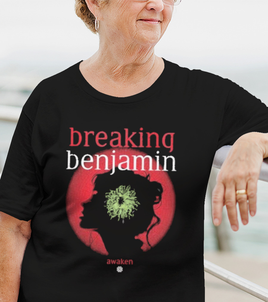 Breaking Benjamin Awaken Silhouette With Floral T-Shirt