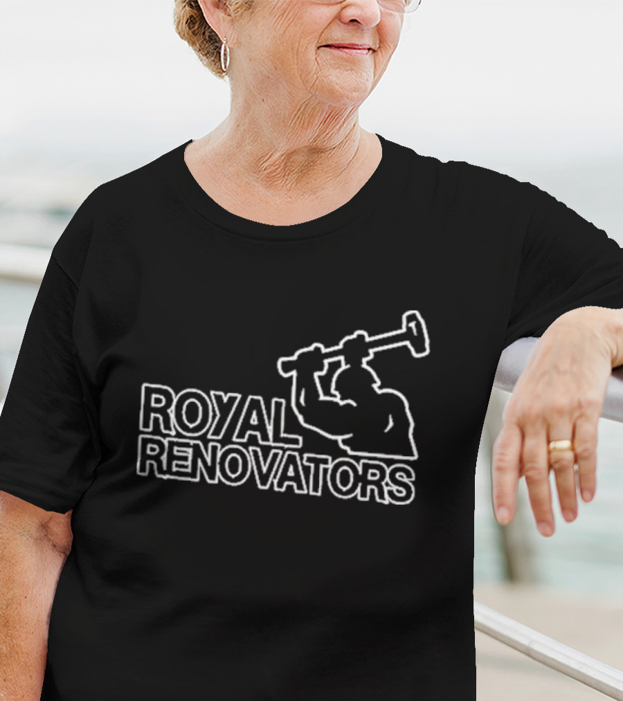 Royal Renovators Scott Cramer Construction Worker With Hammer T-Shirt