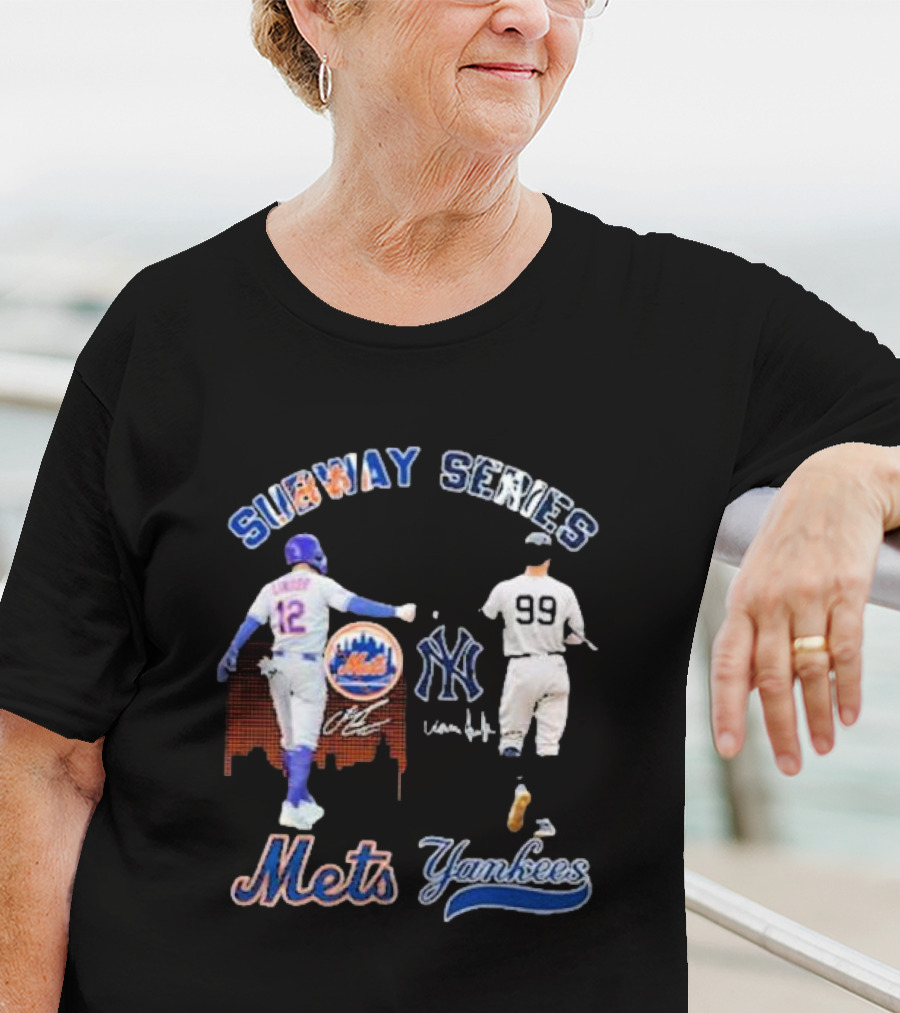 Subway Series Mets Yankees Lindor Judge T-Shirt