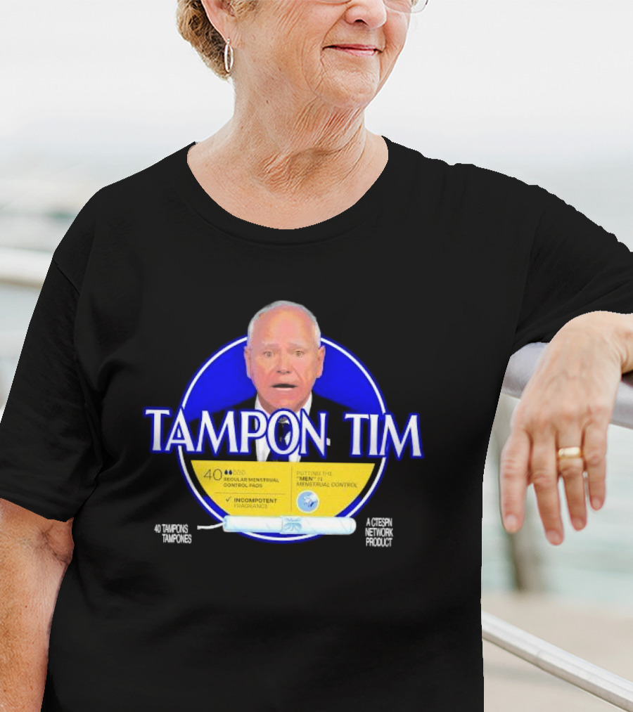 Tampon Tim 40 Tampons Tampones Menstrual Control A Ctespn Network Product T-Shirt