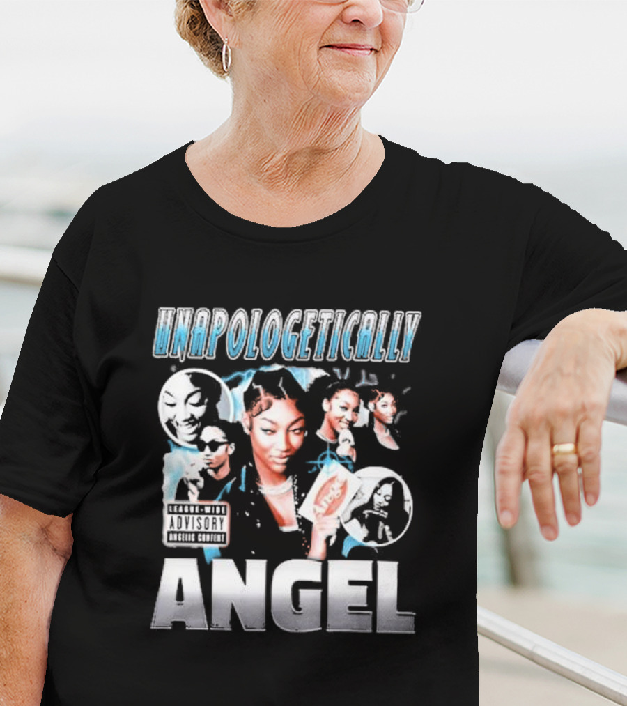 Unapologetically Angel Parental Advisory Explicit Content T-Shirt