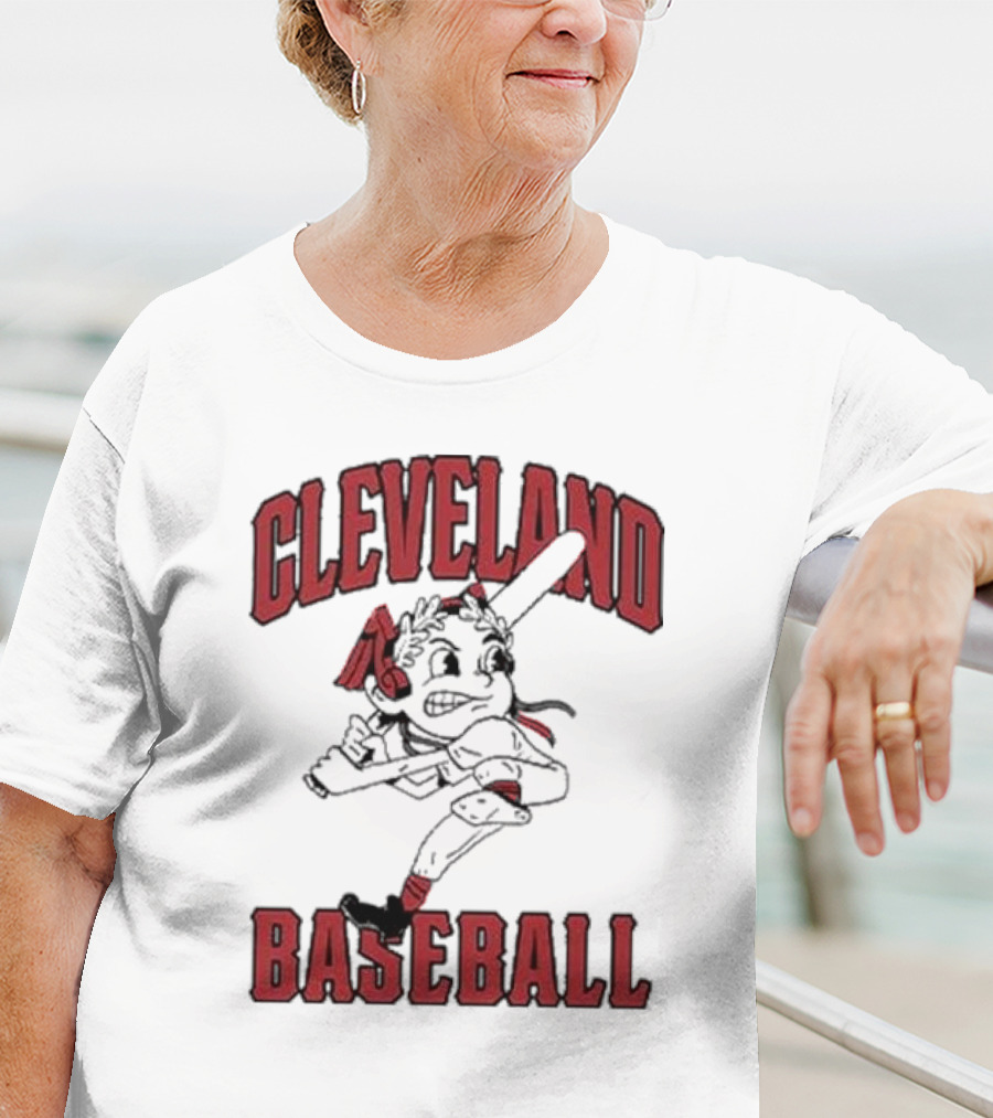 Cleveland Baseball Retro Chief Wahoo Character T-Shirt