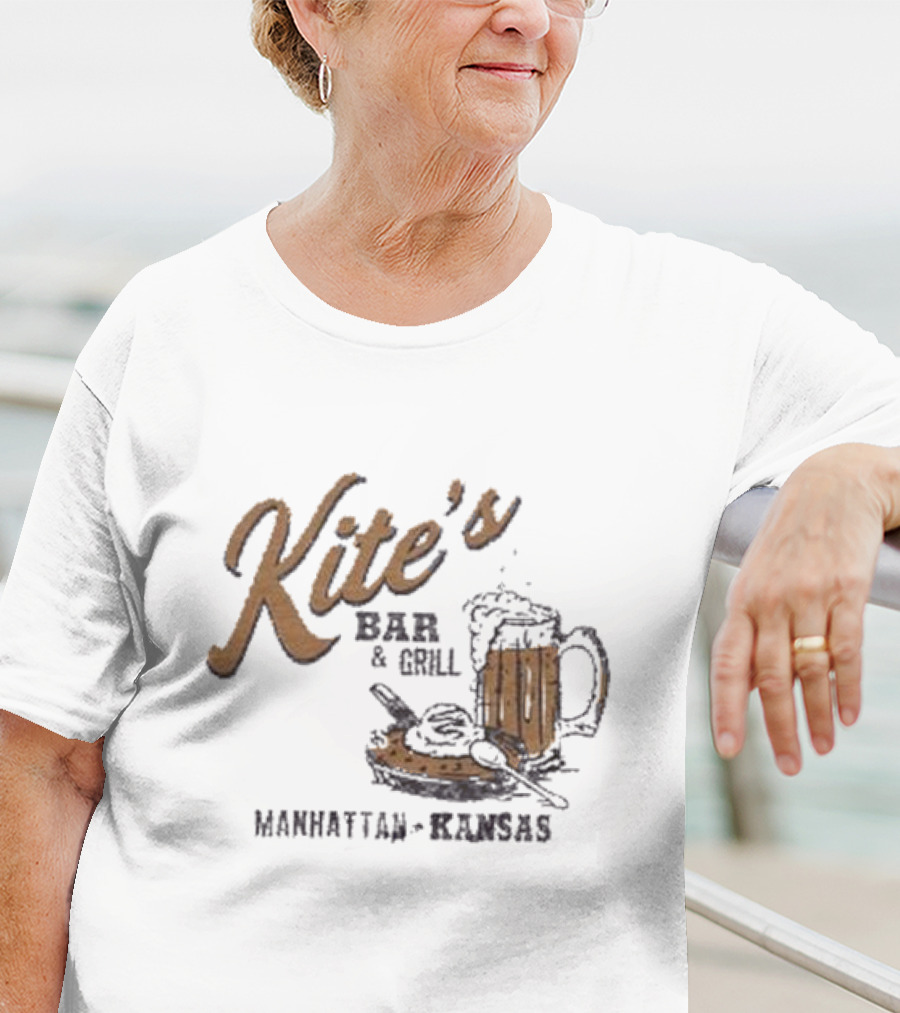 Kite's Bar And Grill Manhattan Kansas Beer And Food T-Shirt