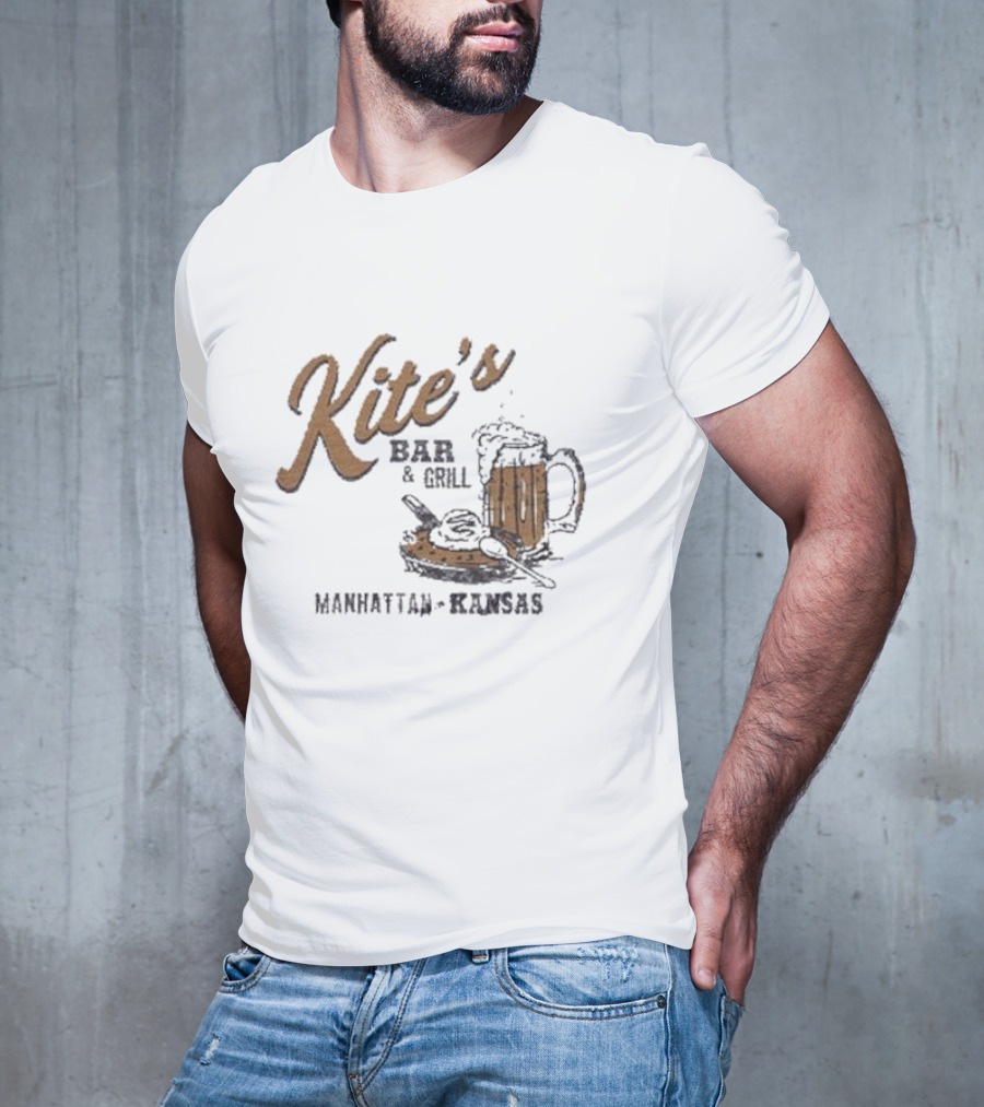 Kite's Bar And Grill Manhattan Kansas Beer And Food T-Shirt