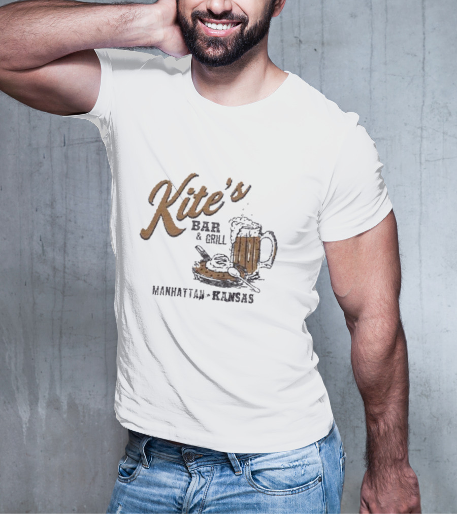 Kite's Bar And Grill Manhattan Kansas Beer And Food T-Shirt
