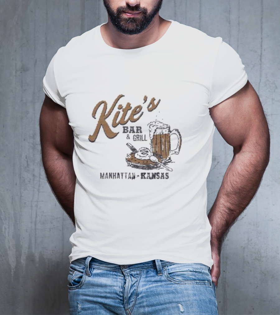 Kite's Bar And Grill Manhattan Kansas Beer And Food T-Shirt