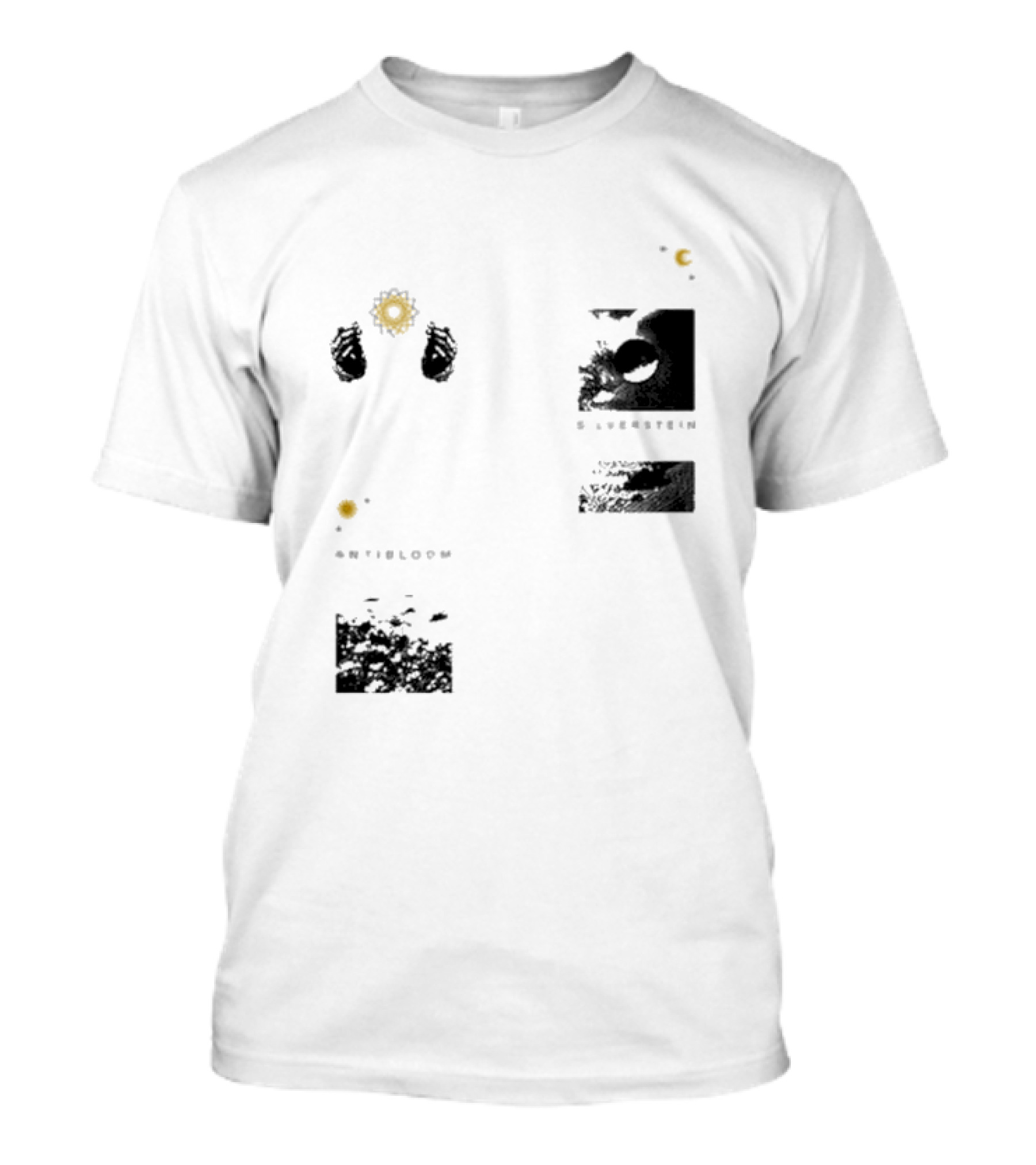 Silverstein Ghost Hands Moon Bloom T-Shirt