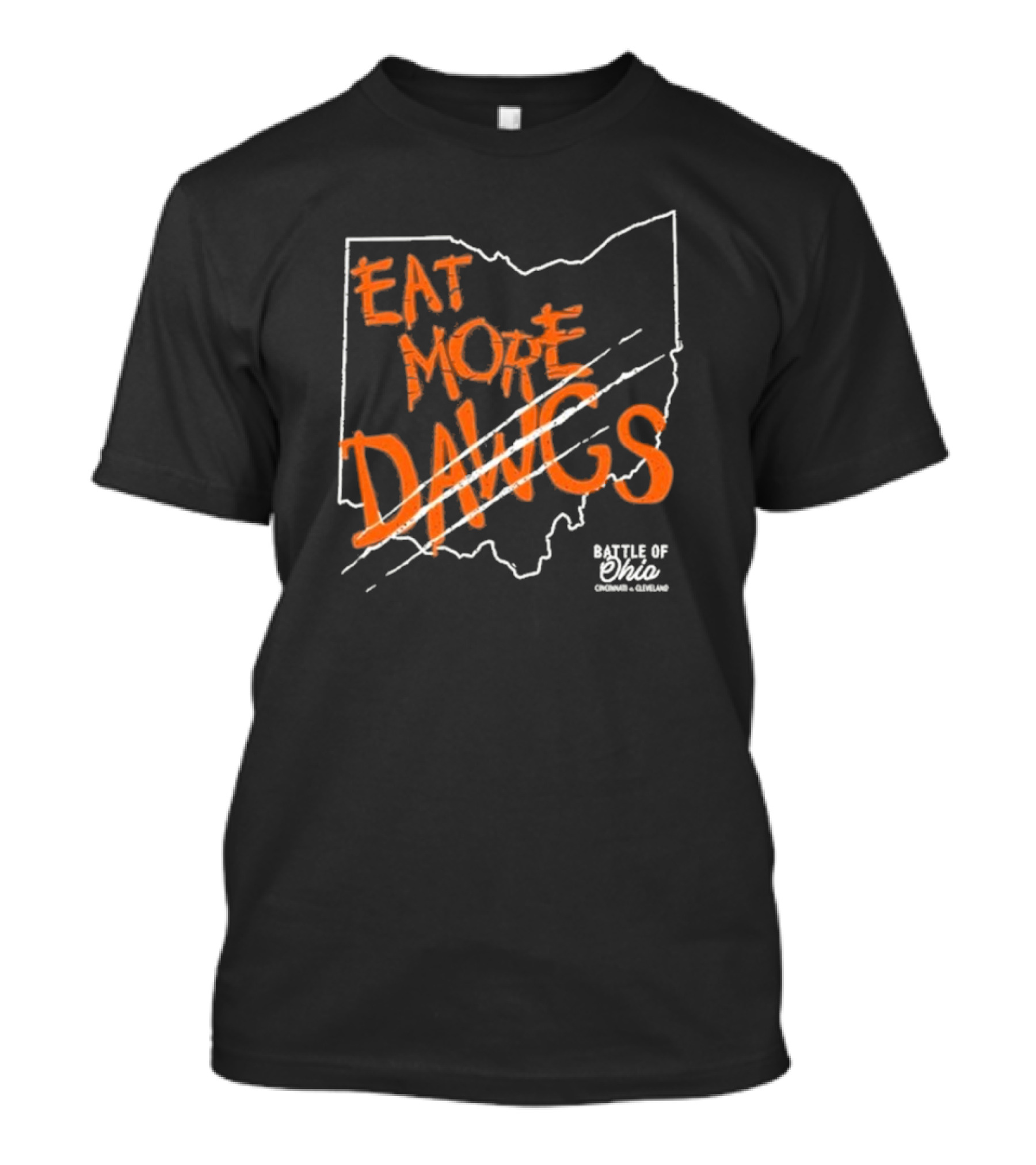 Eat More Dawgs Battle Of Ohio Cincinnati Cleveland T-Shirt