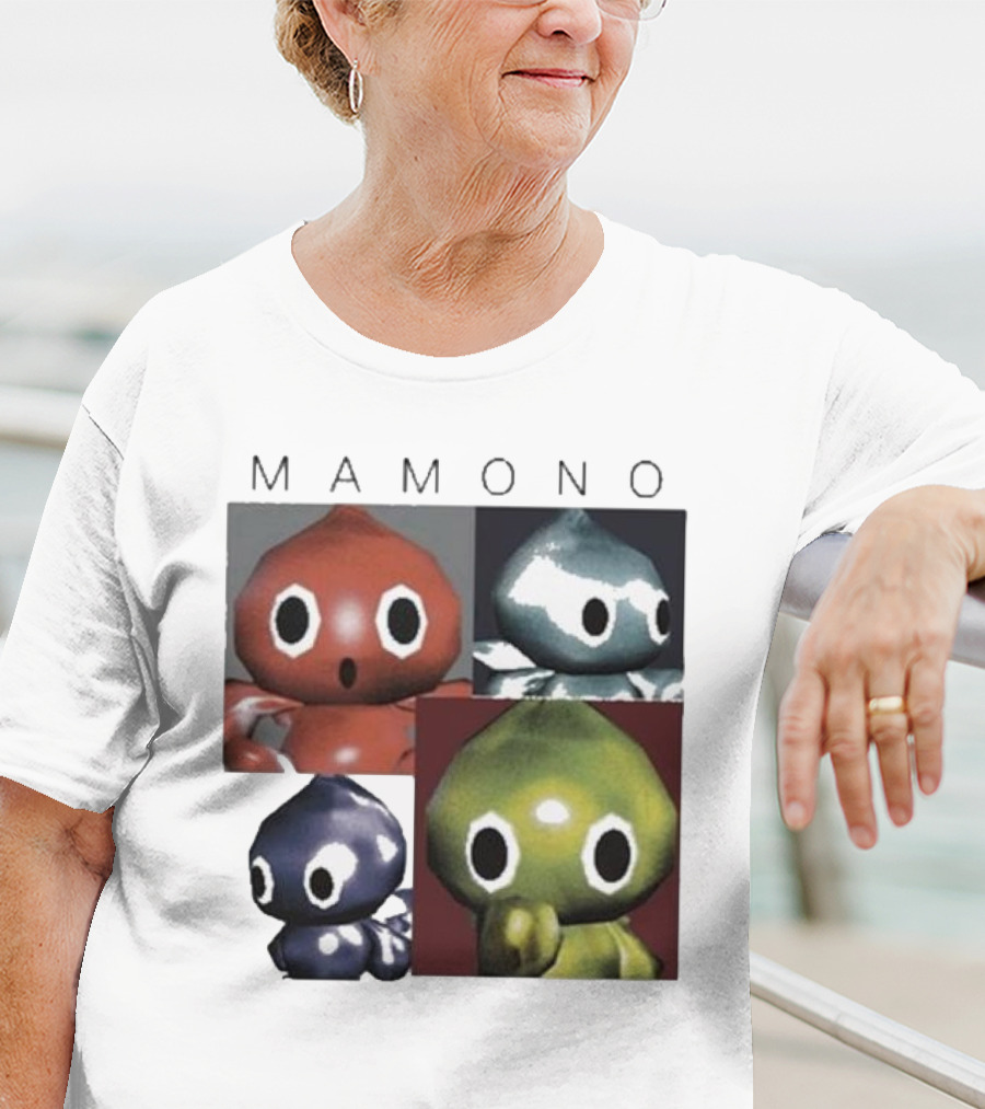 Mamono Ss24 Cute Colorful Creatures Quartet Chowlf T-Shirt