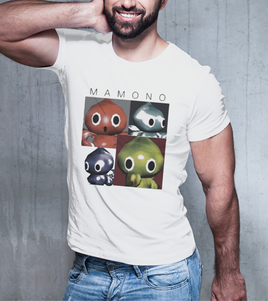 Mamono Ss24 Cute Colorful Creatures Quartet Chowlf T-Shirt