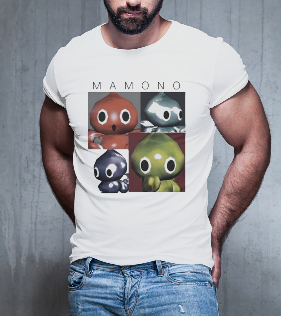Mamono Ss24 Cute Colorful Creatures Quartet Chowlf T-Shirt