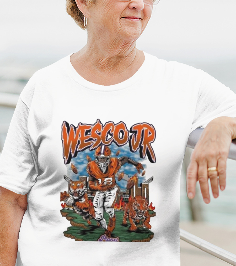 Planet Euphoria Wesco Jr. Football Tigers Stadium Scene T-Shirt