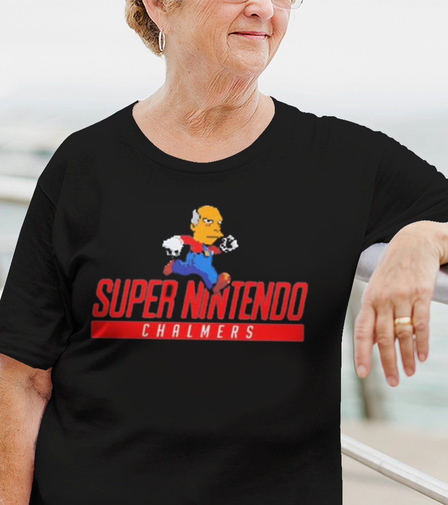 Super Nintendo Chalmers 8-Bit Character T-Shirt