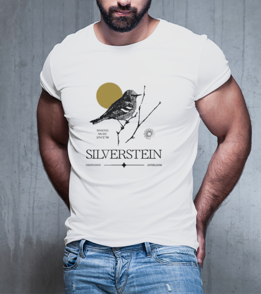 Silverstein Making Music Since '00 Confession Antibloom Bird And Sun T-Shirt