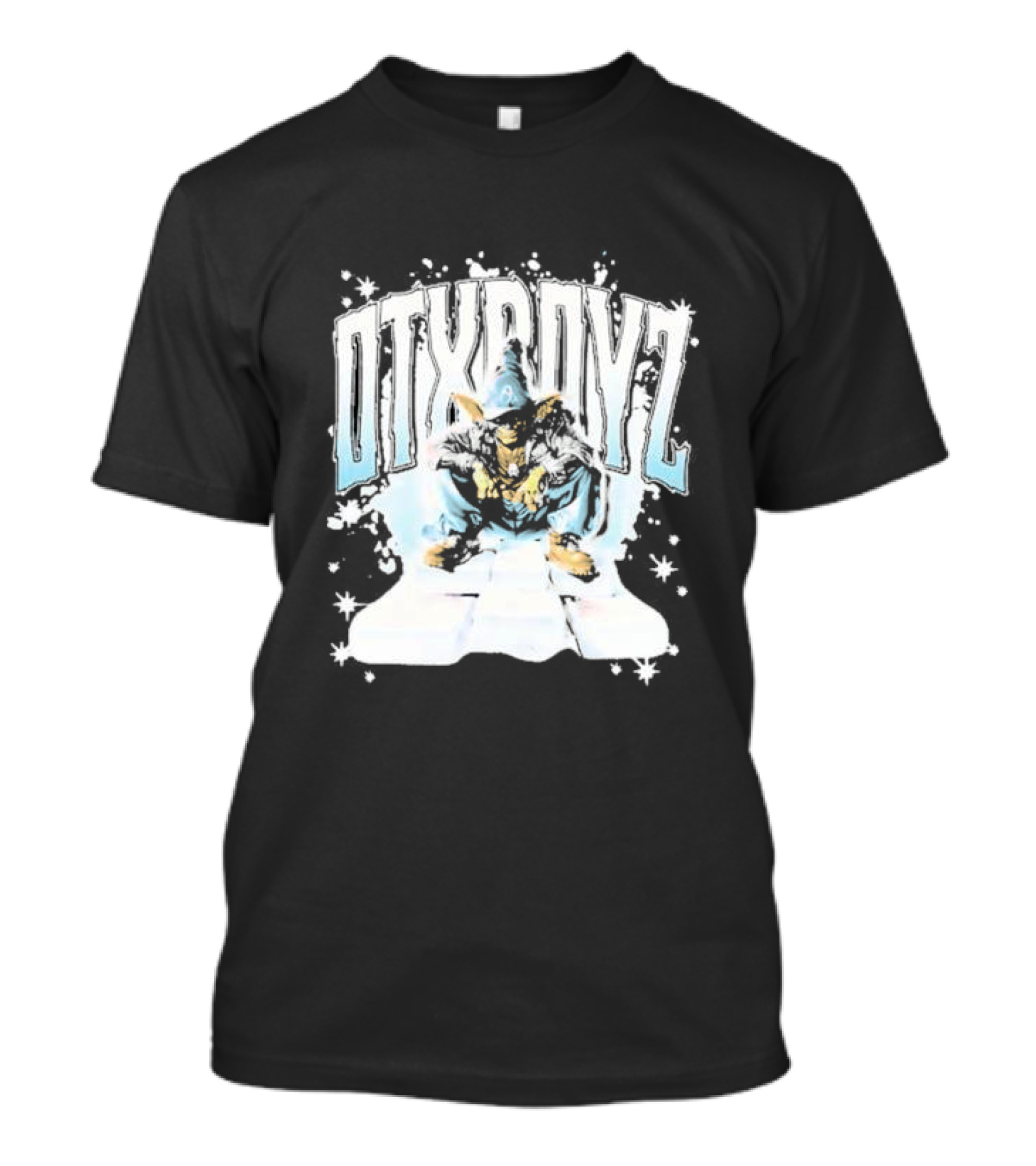 Geezy World Gremlin Black OTXBOYZ T-Shirt