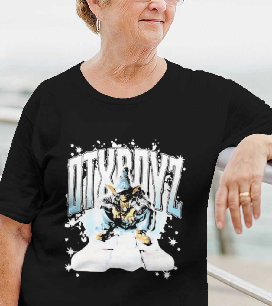 Geezy World Gremlin Black OTXBOYZ T-Shirt