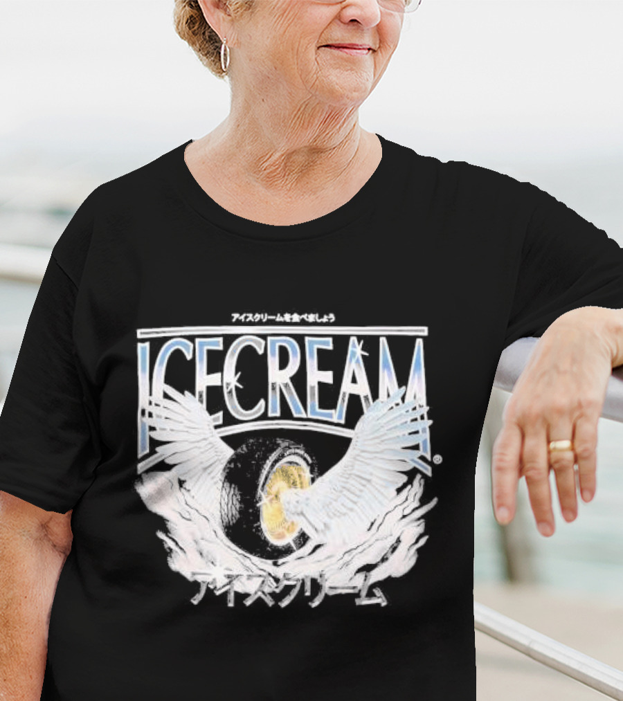 Icecream Heaven Winged Tire T-Shirt