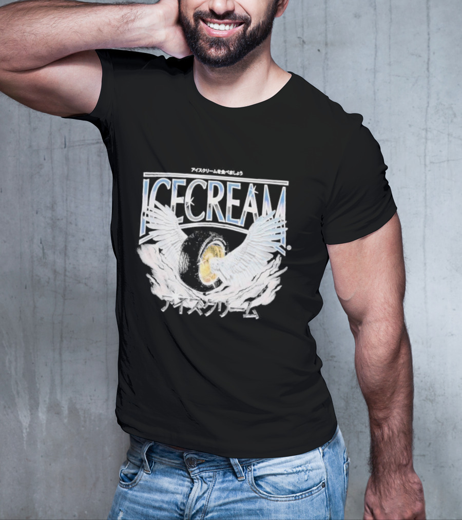 Icecream Heaven Winged Tire T-Shirt