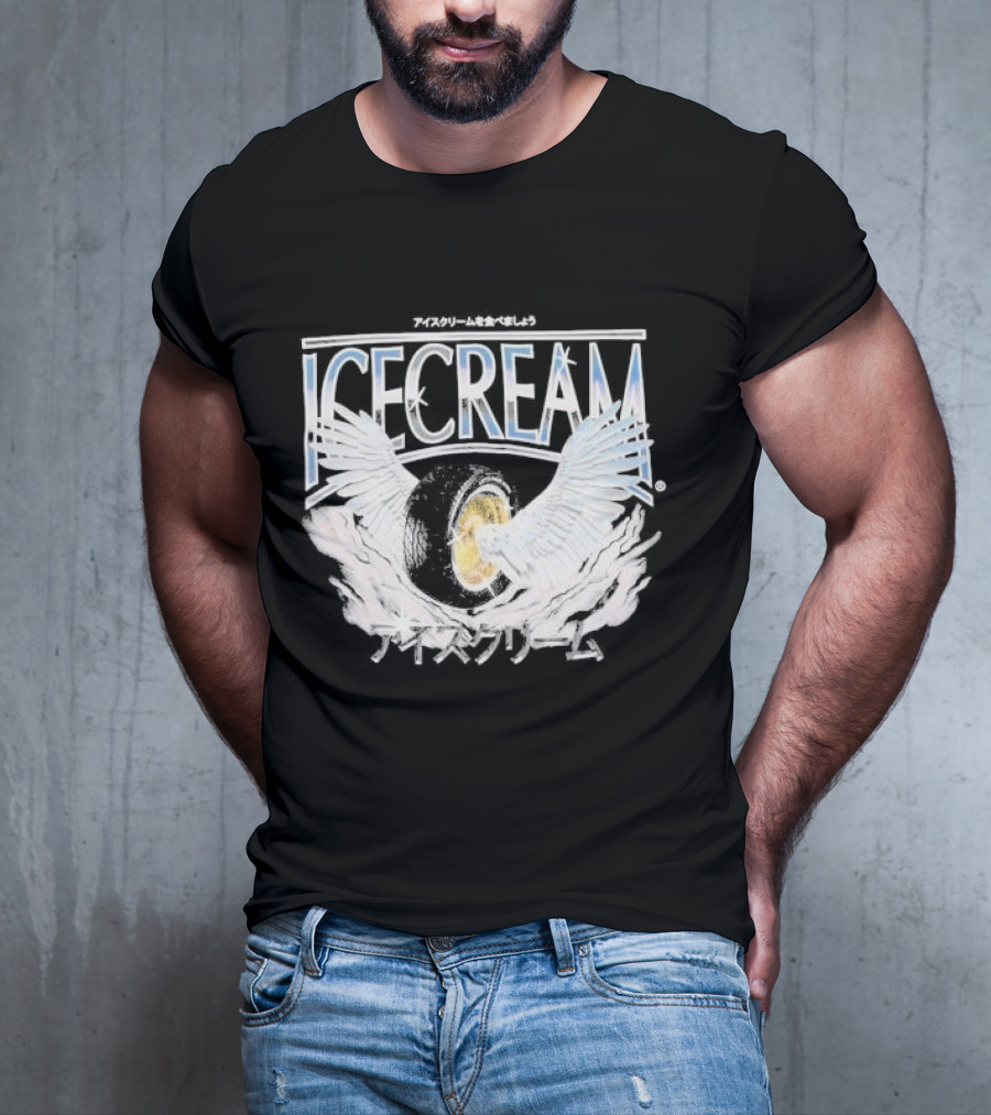 Icecream Heaven Winged Tire T-Shirt