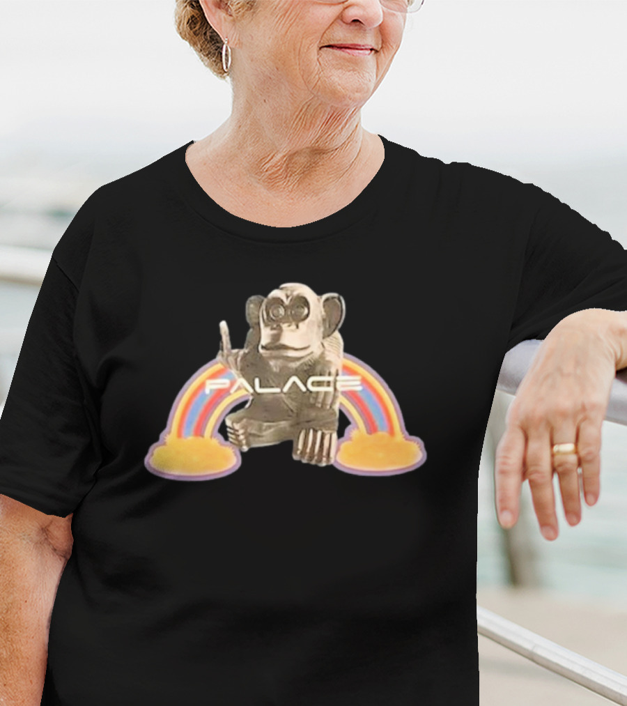 Palace Monkey Rainbow Motif T-Shirt