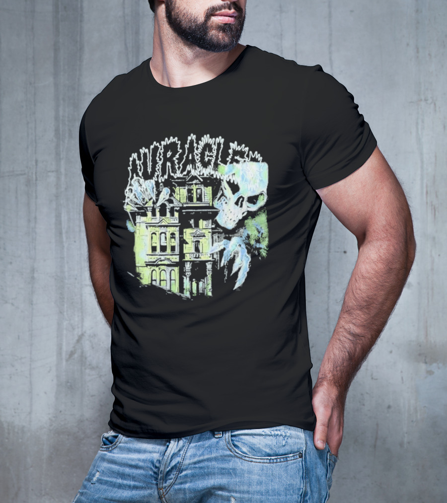 The Auracles Skeleton Haunted House Chris Brown T-Shirt