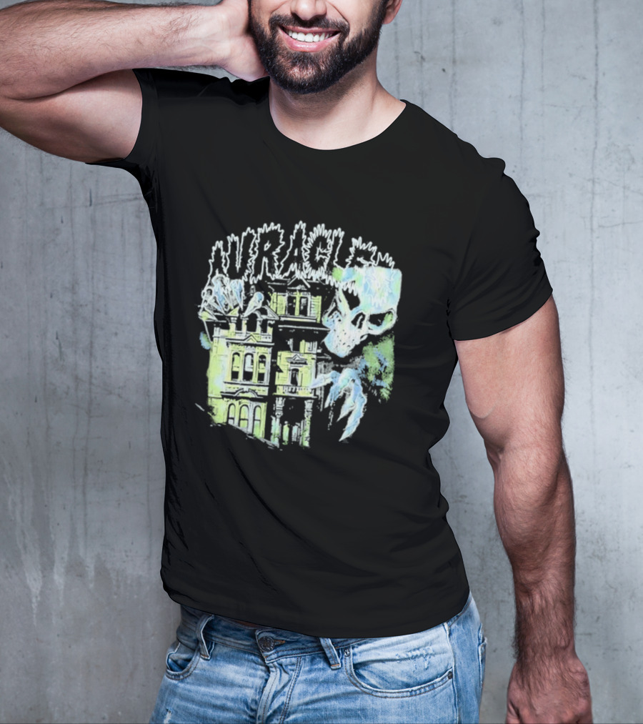 The Auracles Skeleton Haunted House Chris Brown T-Shirt